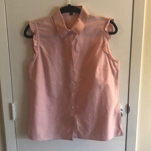 Brooks Brothers Sleeveless Button up